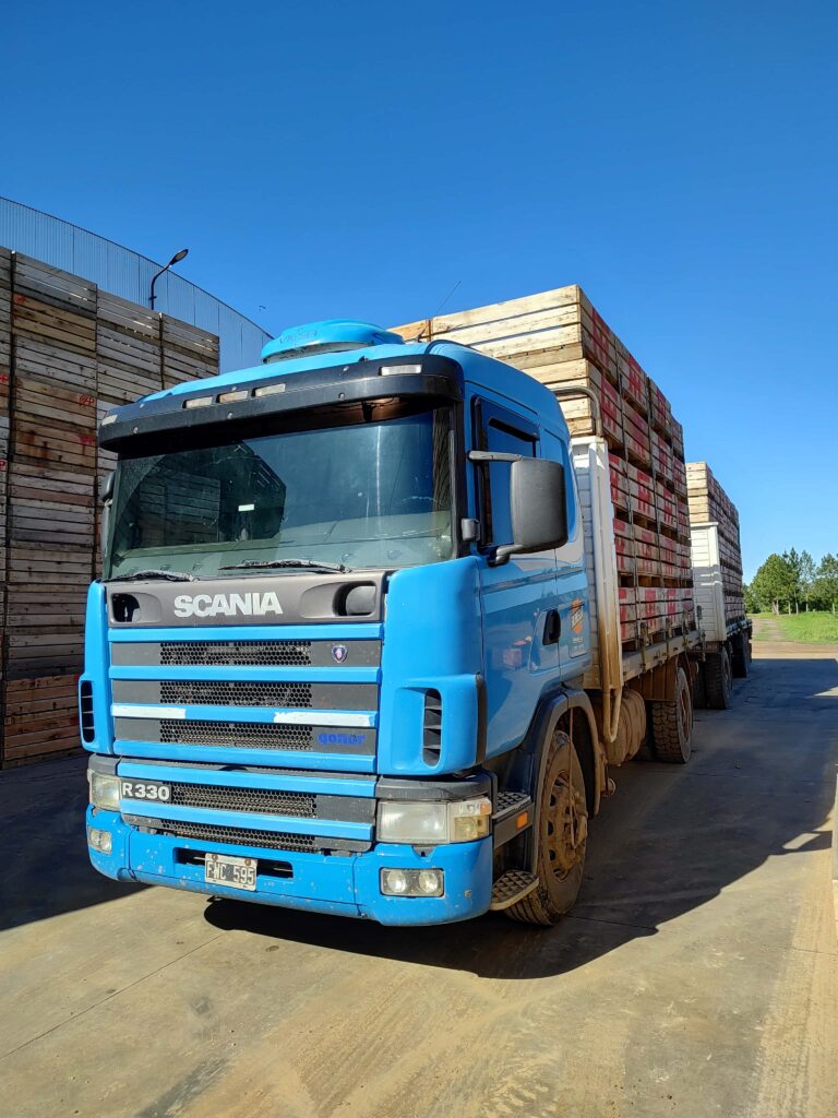 empaque camion carga